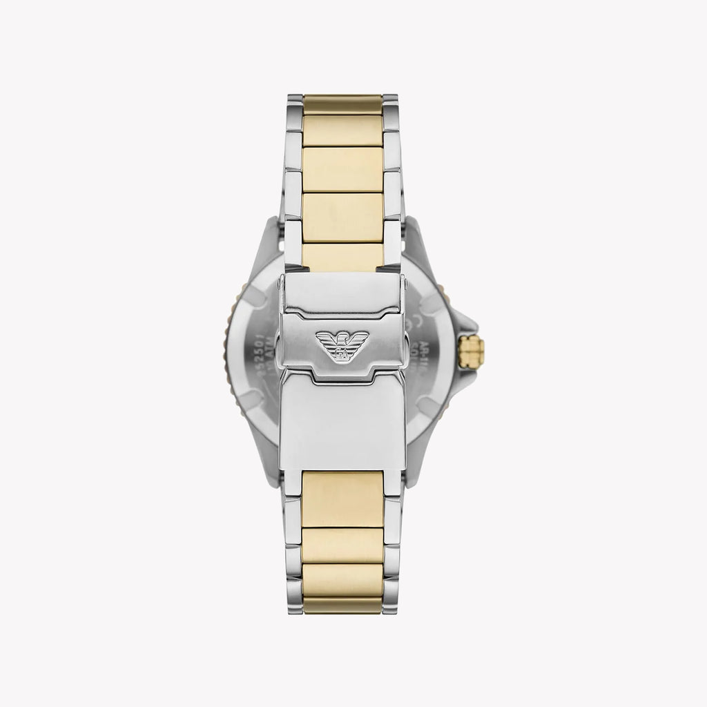 EMPORIO ARMANI Men's Stainless Steel Silver & Gold Watch | AR11682