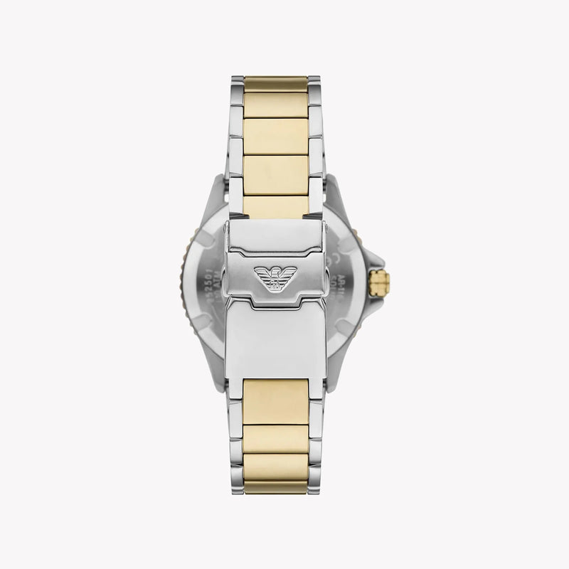EMPORIO ARMANI Men's Stainless Steel Silver & Gold Watch | AR11682 by i-watch