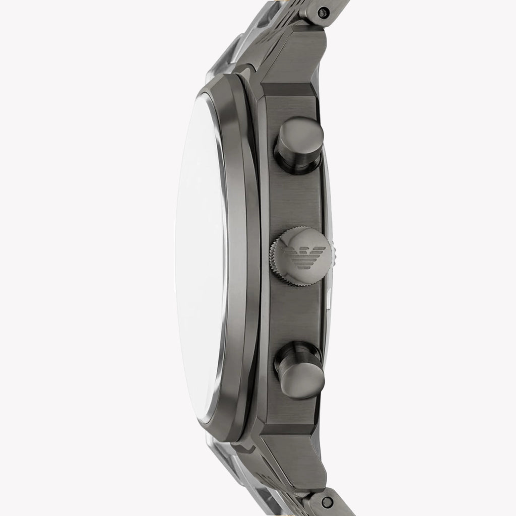 Emporio Armani Men's Silver/Green Stainless Steel | AR11689