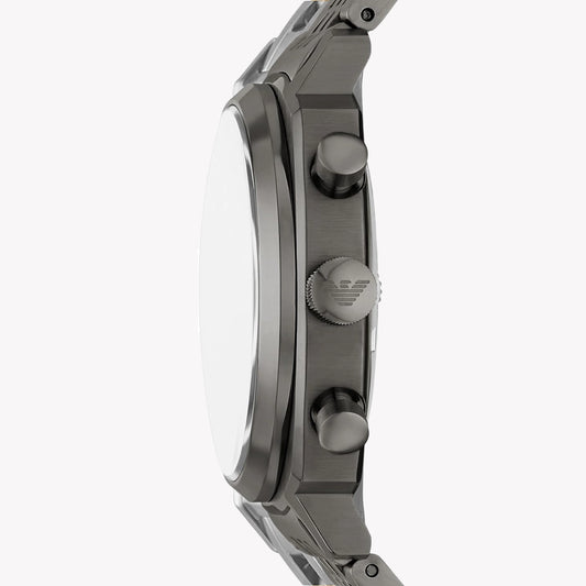 Emporio Armani Men's Silver/Green Stainless Steel | AR11689