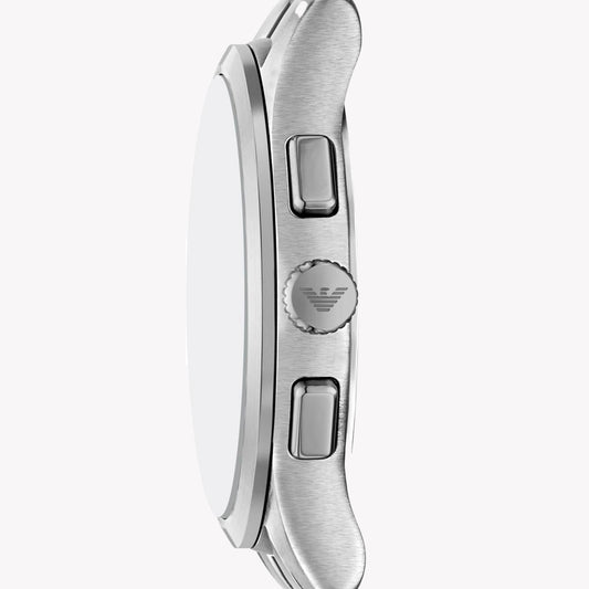 Emporio Armani Men's Stainless Steel Black Dial Watch | AR11691