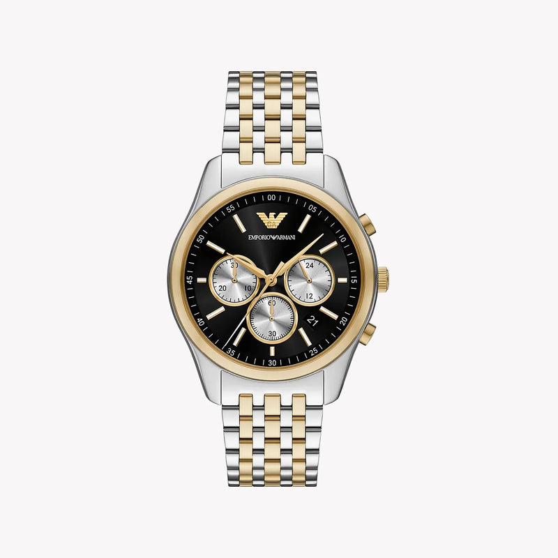 Emporio Armani Men's Stainless Steel Silver & Gold Watch AR11713 by i-watch
