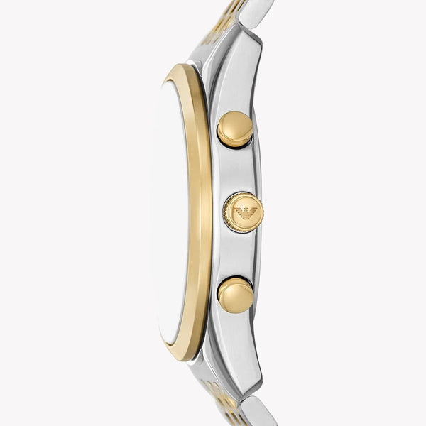 Emporio Armani Men's Stainless Steel Silver & Gold Watch AR11713 by i-watch