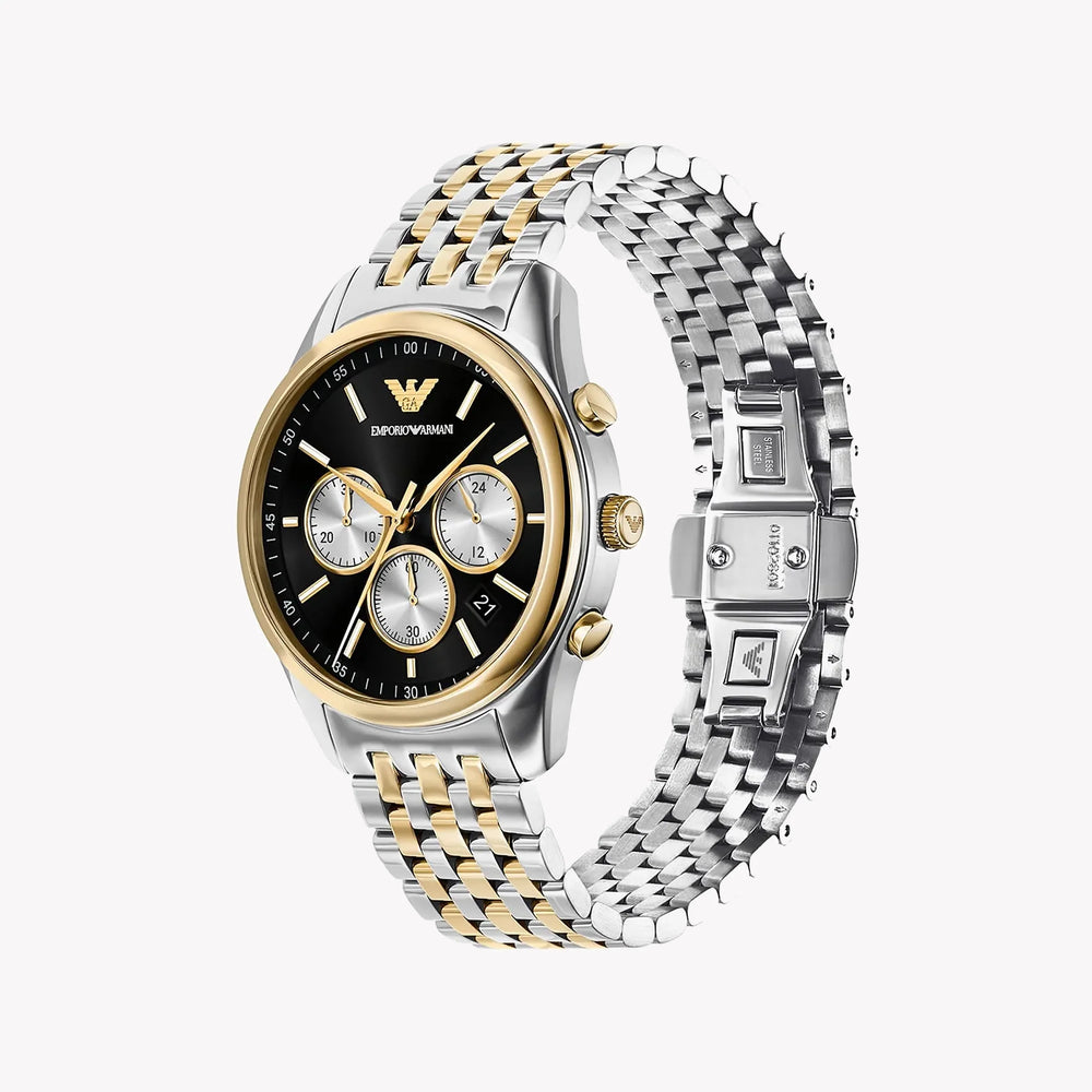 Emporio Armani Men's Stainless Steel Silver & Gold Watch AR11713 by i-watch