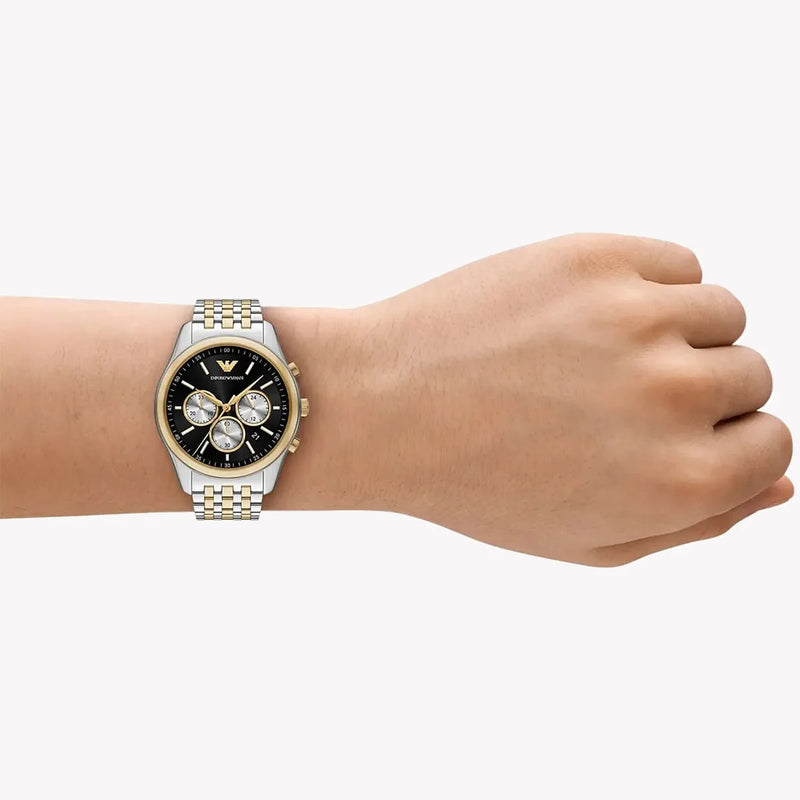 Emporio Armani Men's Stainless Steel Silver & Gold Watch AR11713 by i-watch