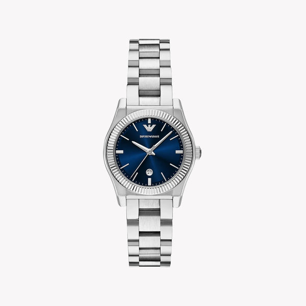 Emporio Armani Women's Stainless Steel Blue Dial Watch | AR11717 by i-watch