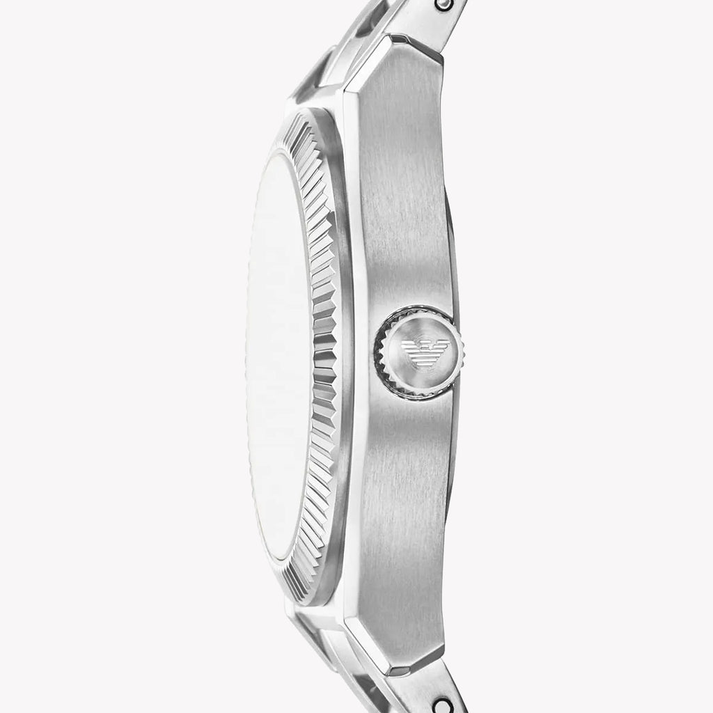 Emporio Armani Women's Stainless Steel Blue Dial Watch | AR11717