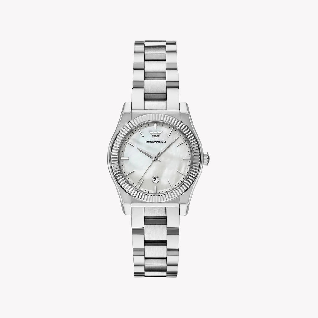 Emporio Armani Women's Silver Stainless Steel Watch AR11723