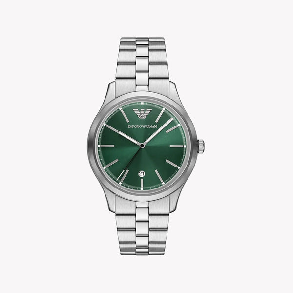 Emporio Armani Men's Stainless Steel Green Dial Watch | AR11734 by i-watch