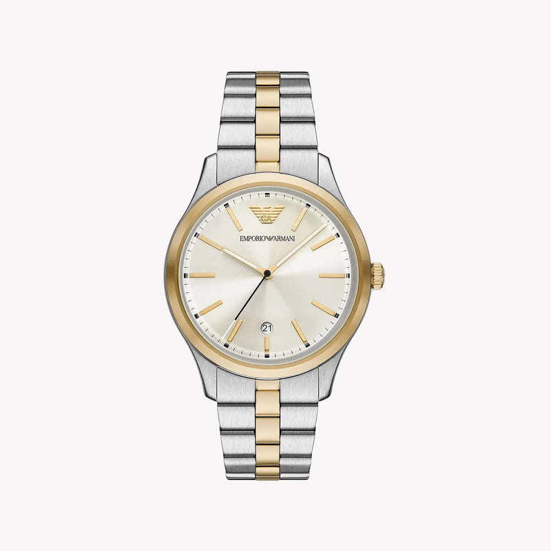 EMPORIO ARMANI Men's Stainless Steel Silver & Gold Watch | AR11735 by i-watch