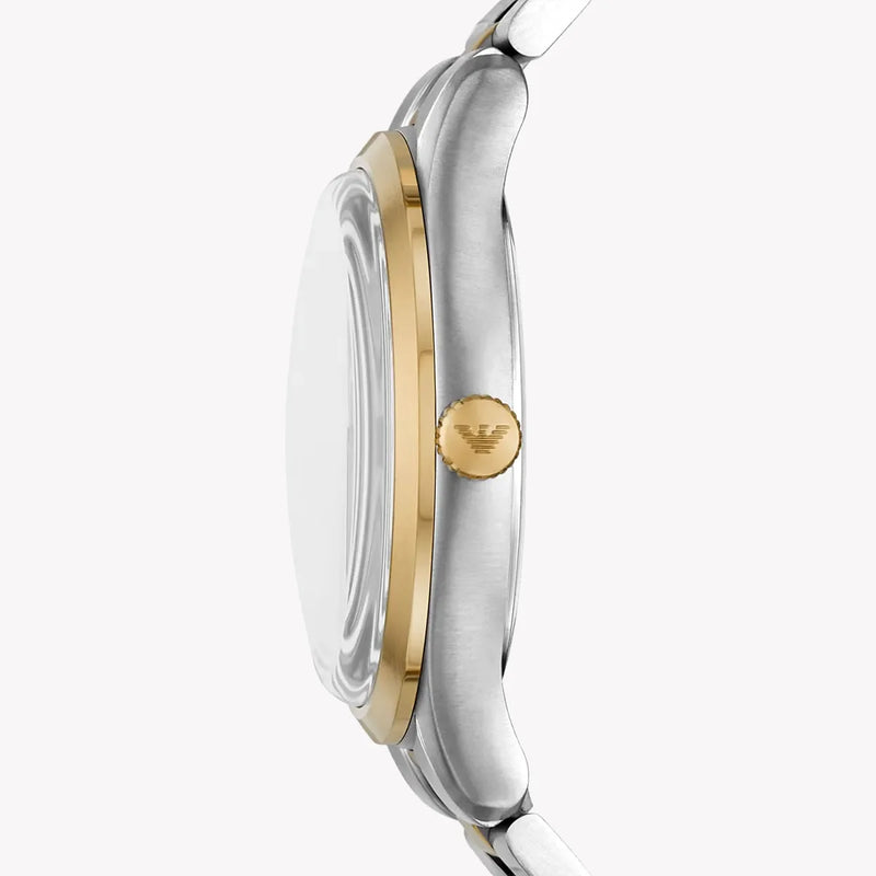 EMPORIO ARMANI Men's Stainless Steel Silver & Gold Watch | AR11735 by i-watch