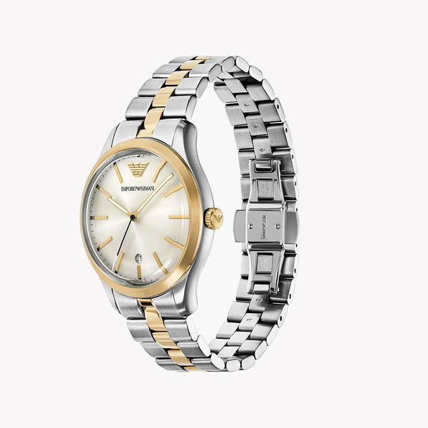 EMPORIO ARMANI Men's Stainless Steel Silver & Gold Watch | AR11735 by i-watch