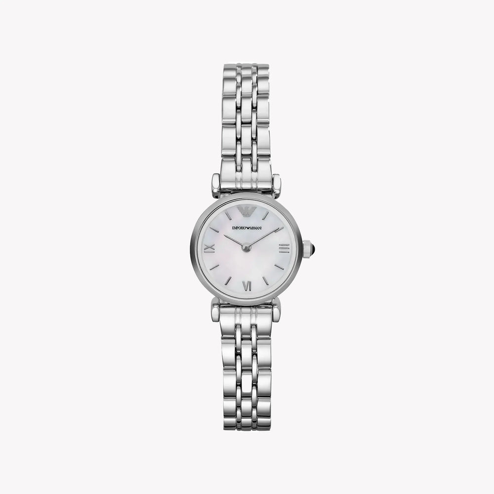 Emporio Armani Women's Stainless Steel Watch, White Mother-of-Pearl | AR1763 by i-watch
