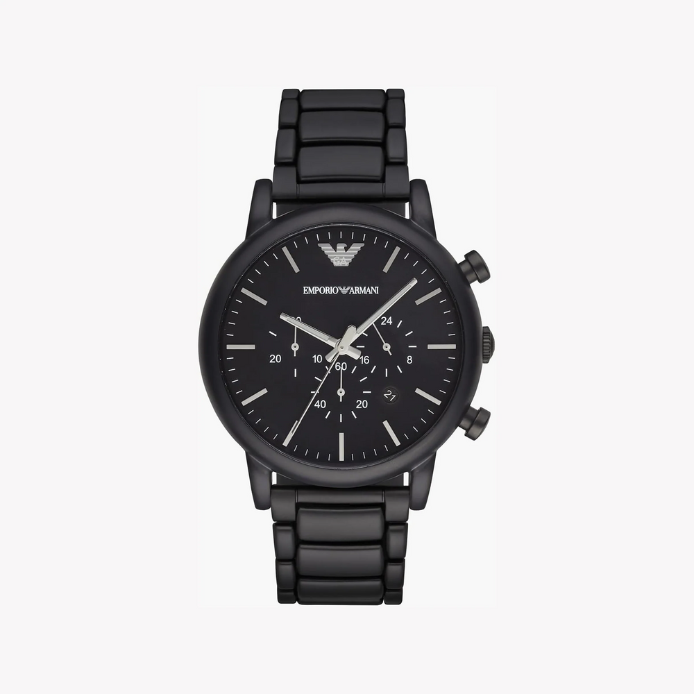 Emporio Armani Men's Black Stainless Steel Watch | Ar1895 by i-watch