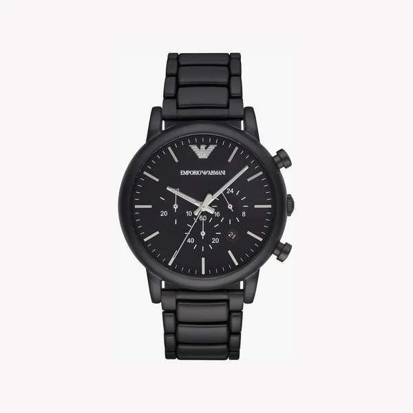 Emporio Armani Men's Black Stainless Steel Watch | Ar1895 by i-watch