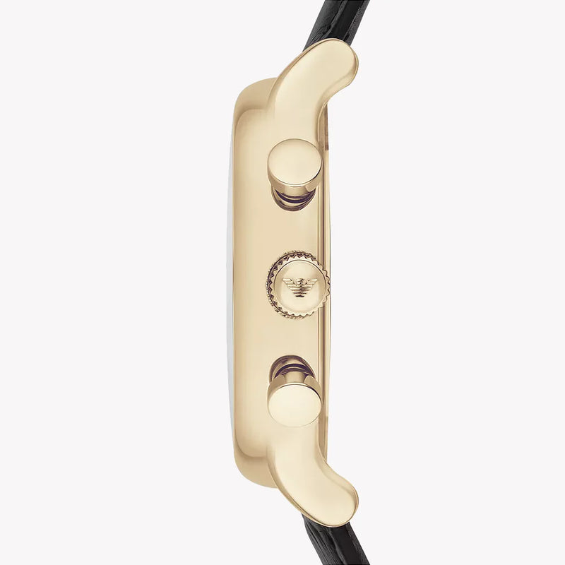 Emporio Armani Men's Gold/Black Quartz Watch | Ar1917 by i-watch