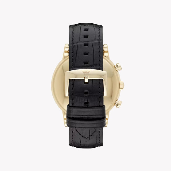 Emporio Armani Men's Gold/Black Quartz Watch | Ar1917 by i-watch
