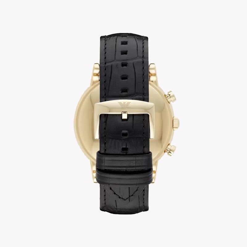 Emporio Armani Men's Gold/Black Quartz Watch | Ar1917 by i-watch
