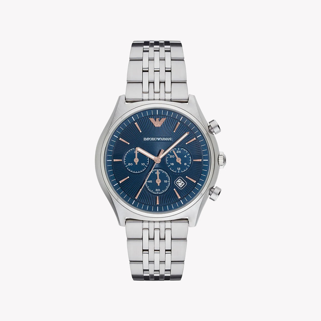 Emporio Armani AR1974 - Sophisticated Blue Dial Watch-i-Watch