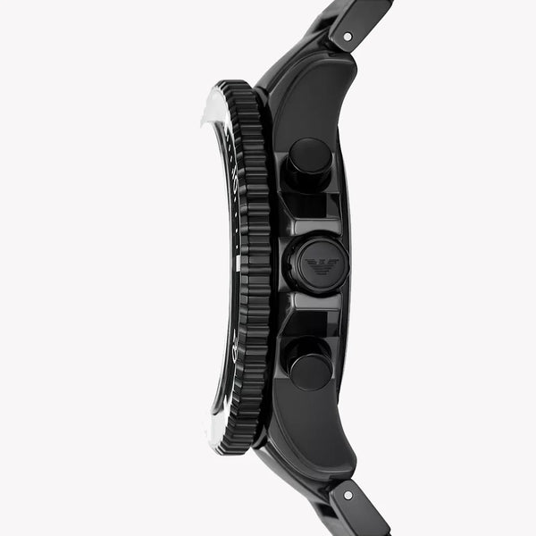 Emporio Armani Men's Black Stainless Steel | Ar70010 by i-watch