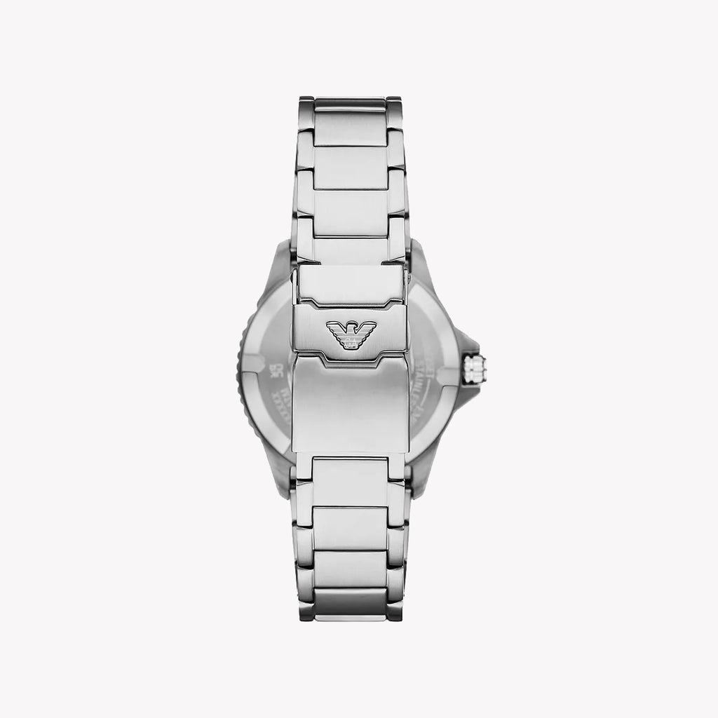 Emporio Armani Men's Silver, Green Watch | Ar80072set