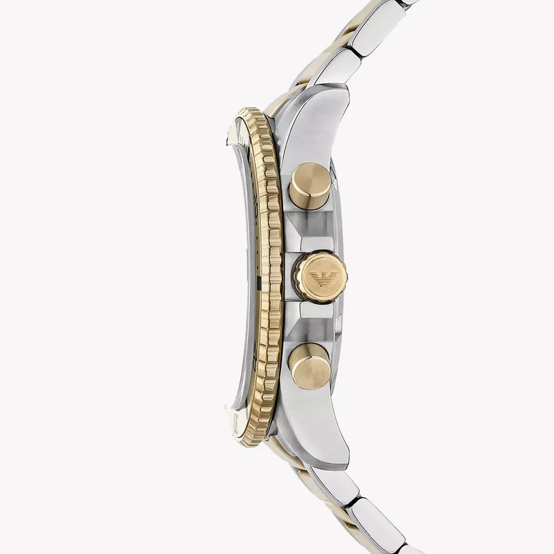 Emporio Armani Men's Silver/Gold, Black | Ar80073set by i-watch