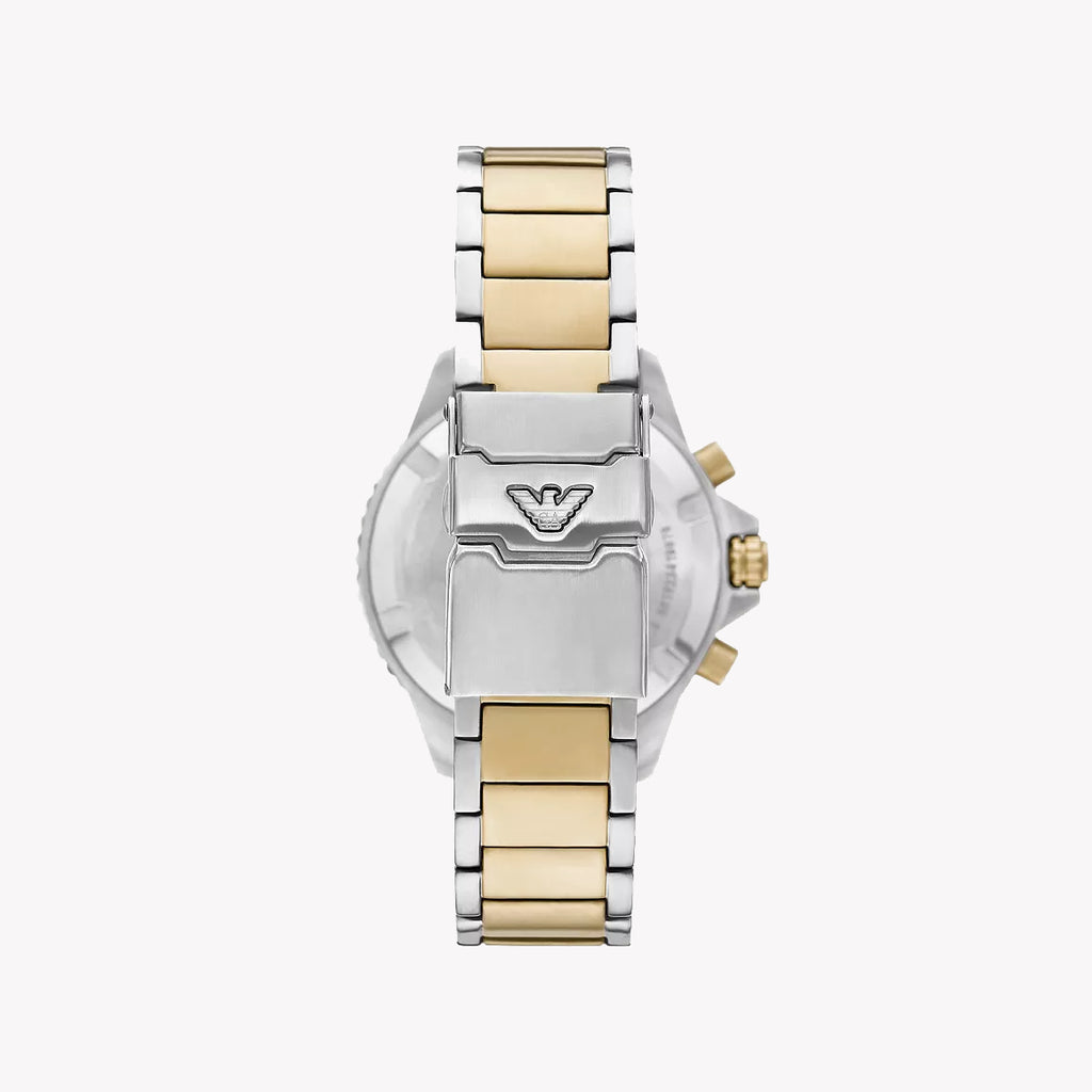 Emporio Armani Men's Silver/Gold, Black | Ar80073set