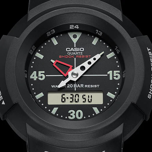 Casio Men's Black Resin Watch | Aw-500e-1edr