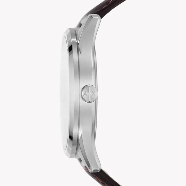 A|X Armani Exchange Men's Silver Watch, Black Dial | Ax1868 by i-watch
