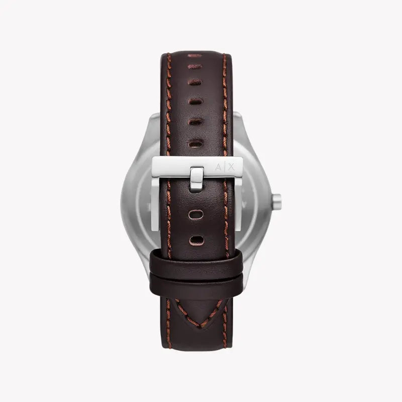 A|X Armani Exchange Men's Silver Watch, Black Dial | Ax1868