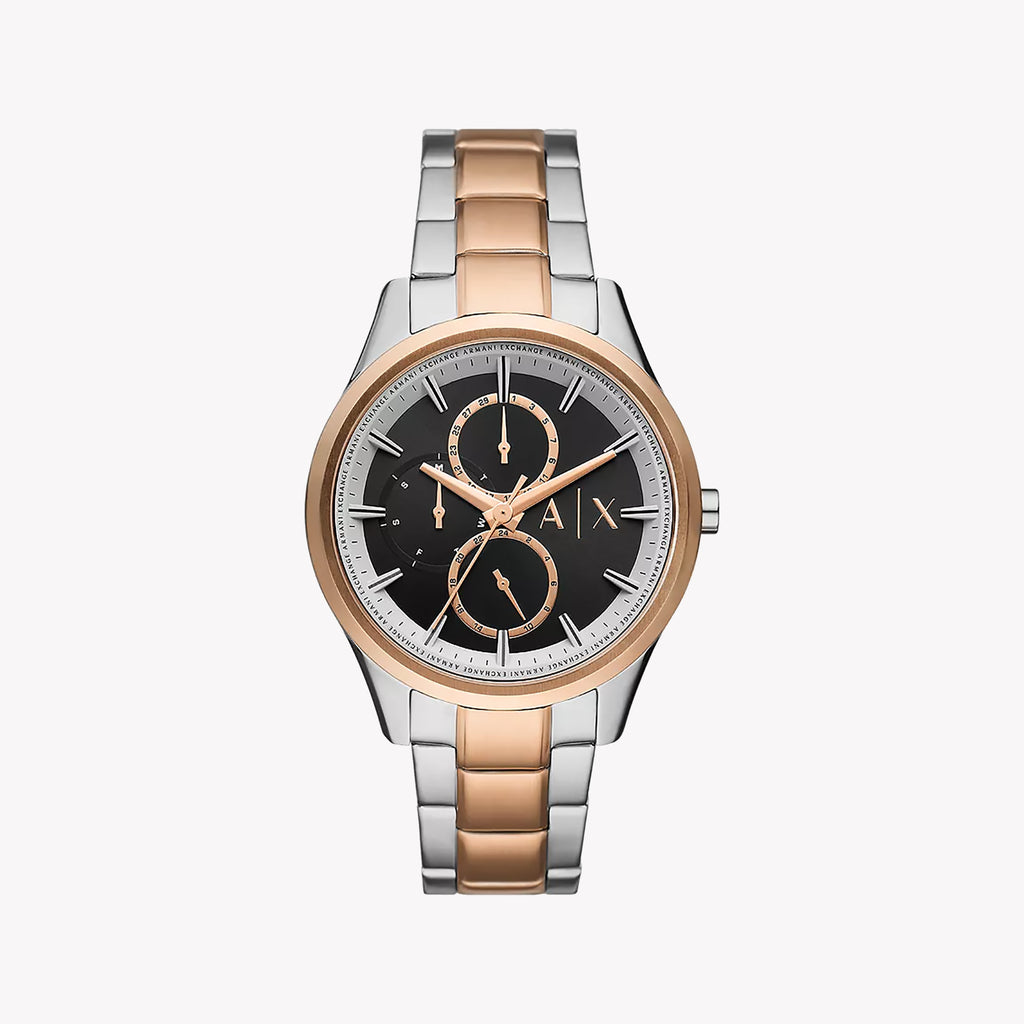 A|X Armani Exchange Women's Silver/Rose Gold Watch | Ax1882