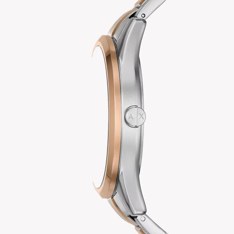 A|X Armani Exchange Women's Silver/Rose Gold Watch | Ax1882 by i-watch