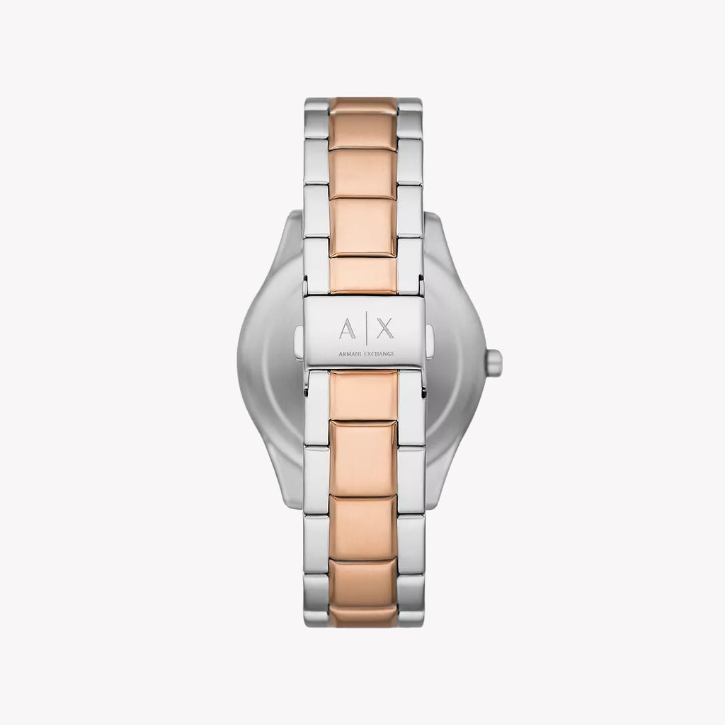 A|X Armani Exchange Women's Silver/Rose Gold Watch | Ax1882
