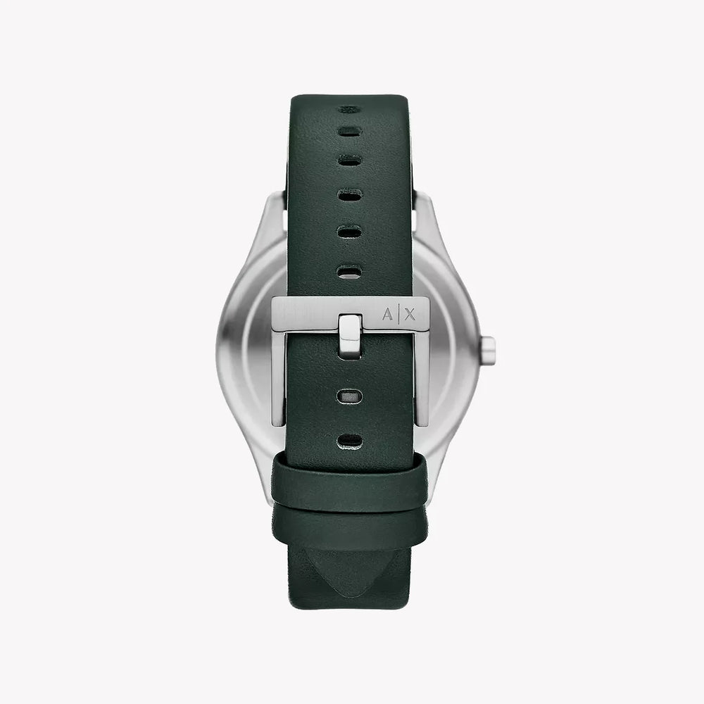 Armani Exchange Women's Green Leather Watch, Black Dial | Ax1883 by i-watch