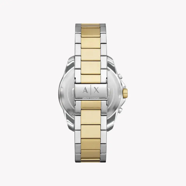 A|X Armani Exchange Men's Silver & Gold Watch, Green Dial | Ax1966 by i-watch