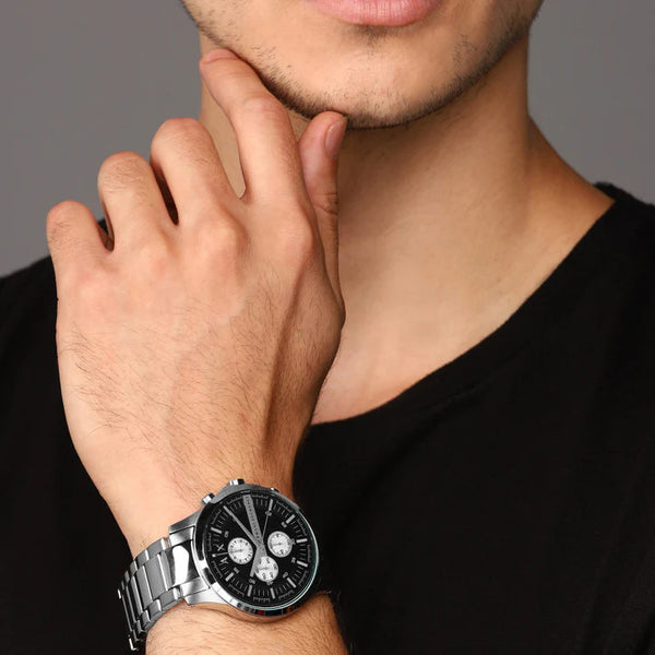 A|X Armani Exchange Men's Silver Stainless Steel Watch | Ax2152 by i-watch