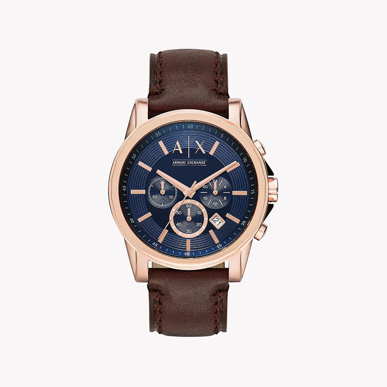 A|X Armani Exchange Men's Rose Gold/Brown Watch | Ax2508 by i-watch