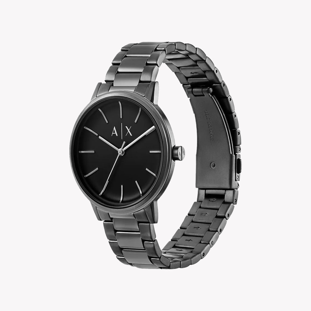 A|X Armani Exchange Men's Black Steel Watch | Ax2761