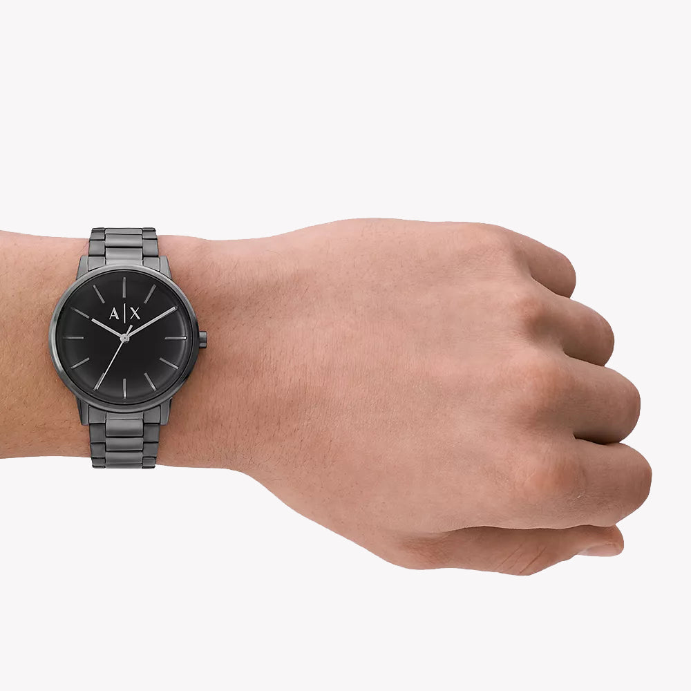 A|X Armani Exchange Men's Black Steel Watch | Ax2761