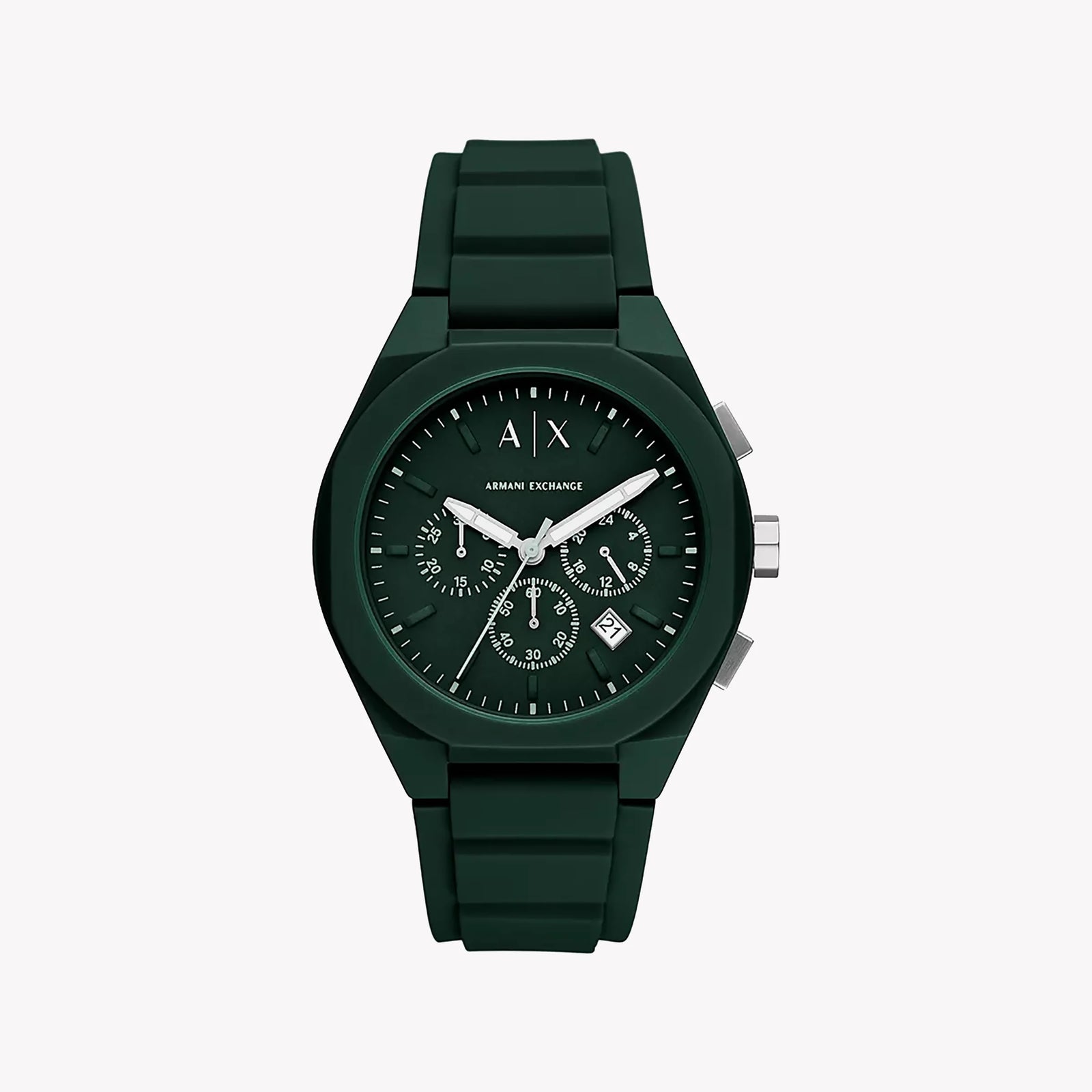 A|X Men's Dark Green Silicone Watch | Ax4163 by i-watch