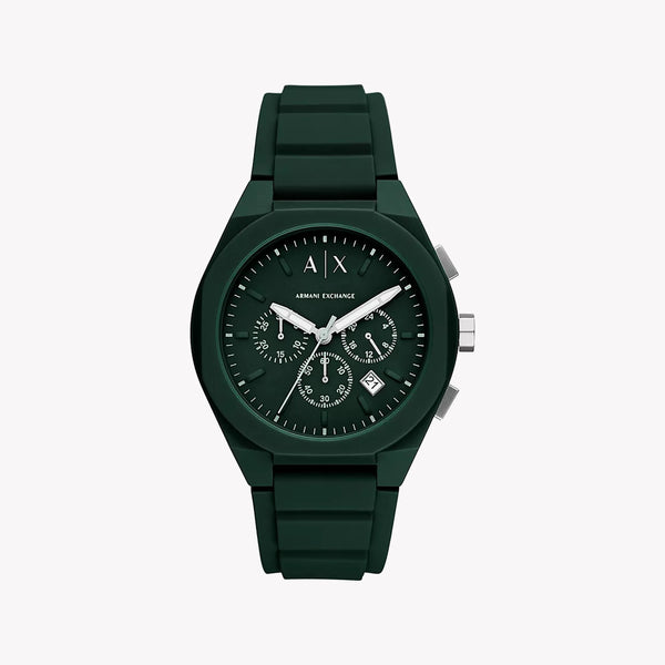 A|X Men's Dark Green Silicone Watch | Ax4163 by i-watch