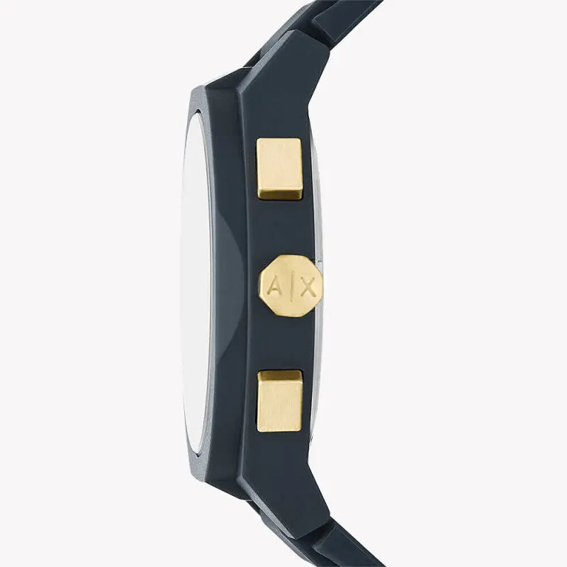 A|X Armani Exchange Men's Dark Blue Watch, Silicone | Ax4168 by i-watch