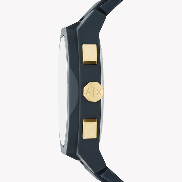 A|X Armani Exchange Men's Dark Blue Watch, Silicone | Ax4168 by i-watch