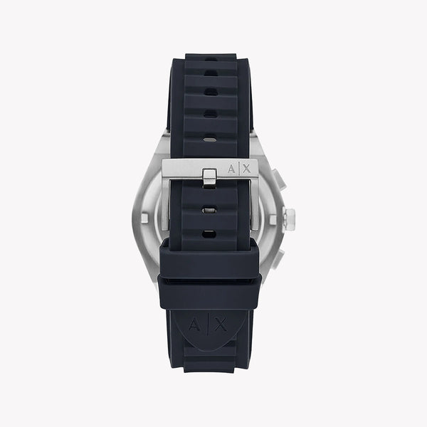 A|X Armani Exchange Men's Dark Blue Watch, Silicone Band | Ax4185 by i-watch