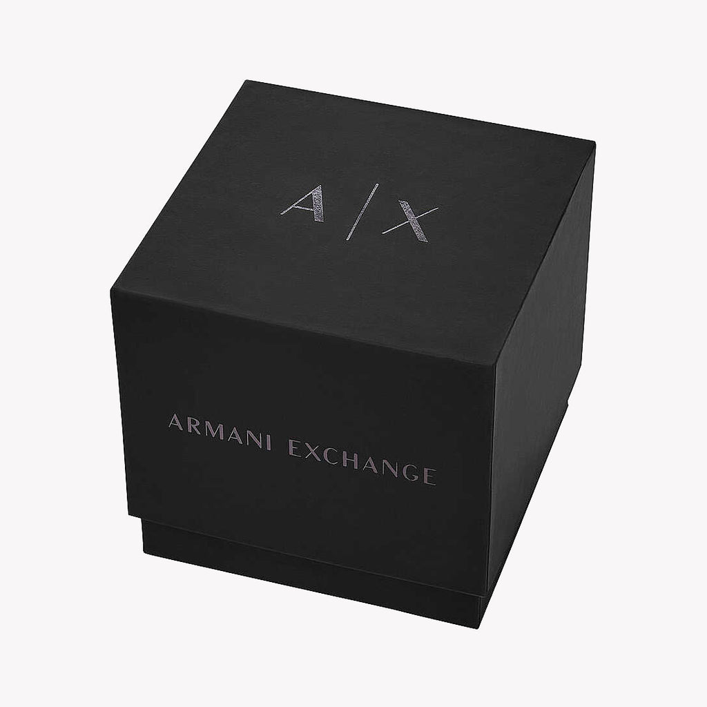 A|X Armani Exchange Men's Dark Blue Watch, Silicone Band | Ax4185