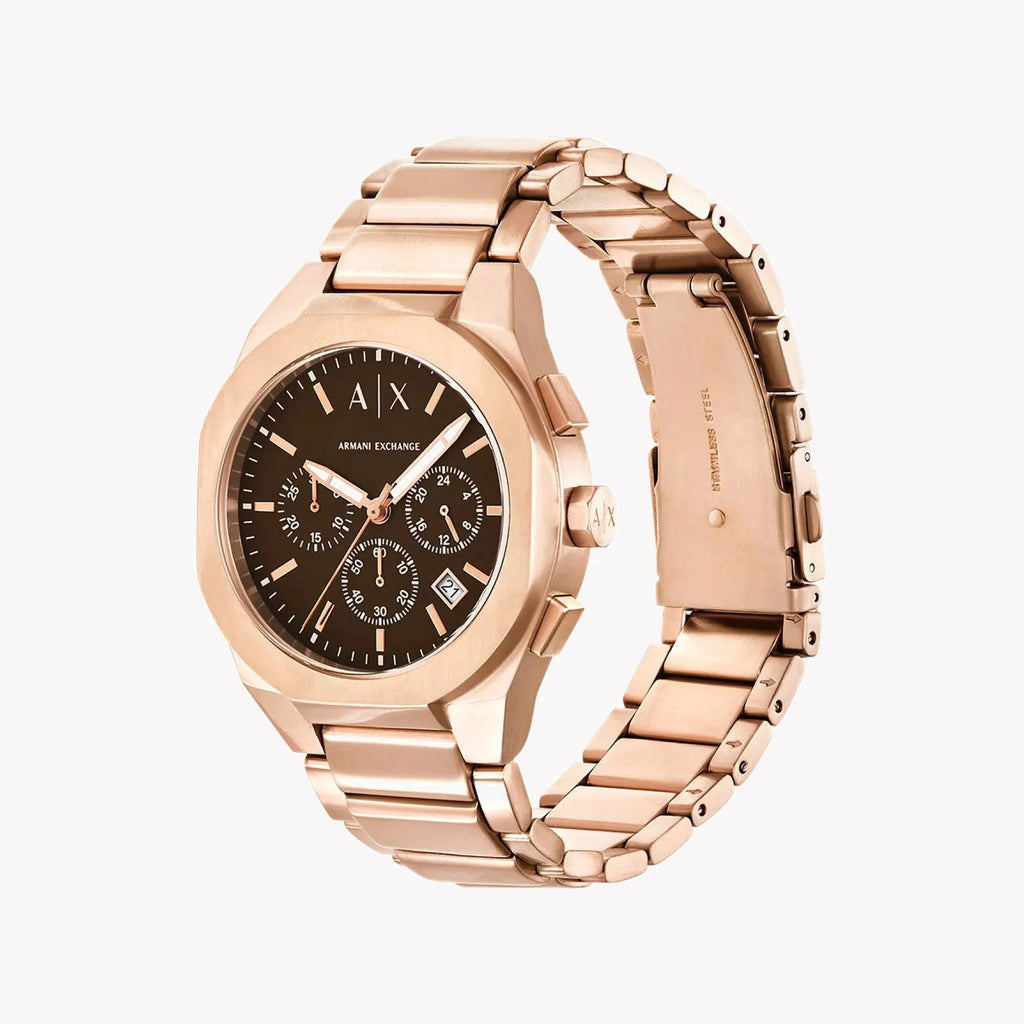 A|X ARMANI EXCHANGE Men's Stainless Steel/Rose Gold Watch | AX4188