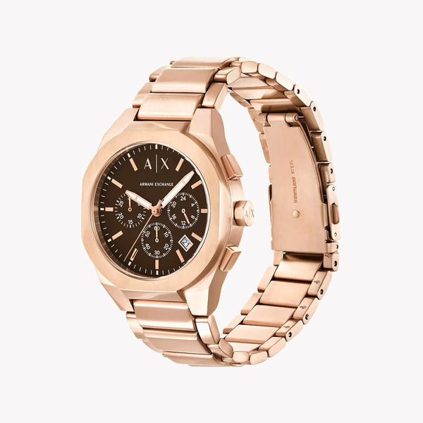 A|X ARMANI EXCHANGE Men's Stainless Steel/Rose Gold Watch | AX4188