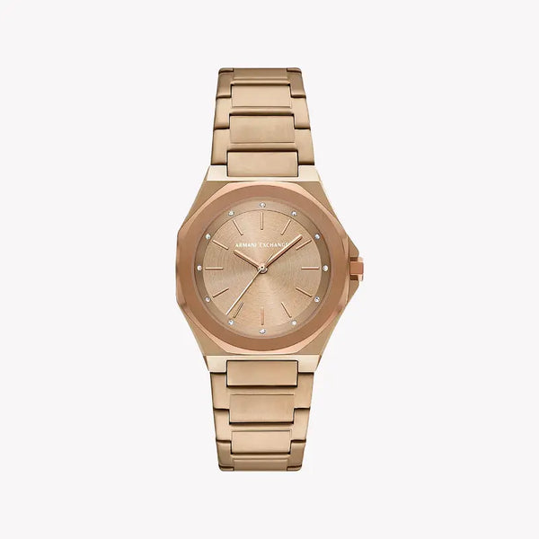 Chic Allure Women's Rose Gold Watch, Stainless Steel | Ax4616