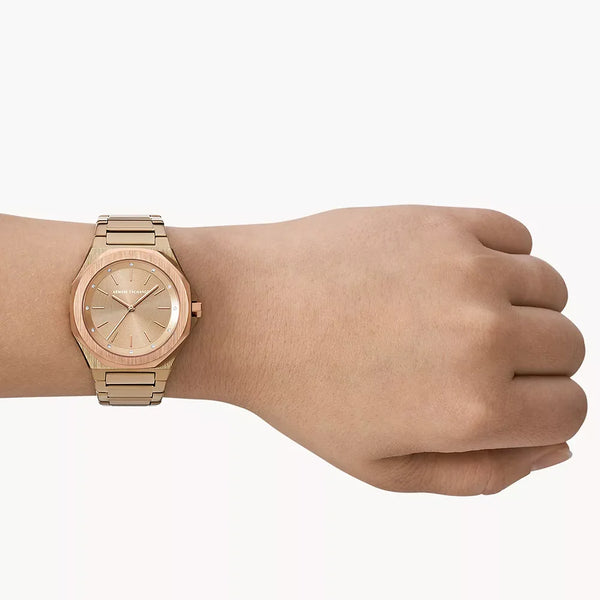 Chic Allure Women's Rose Gold Watch, Stainless Steel | Ax4616