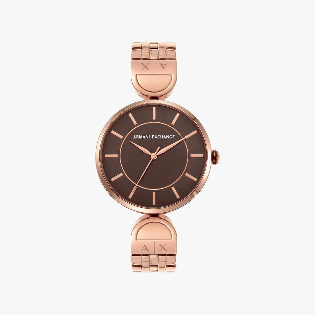 A|X Armani Women's Rose Gold Watch | Ax5384